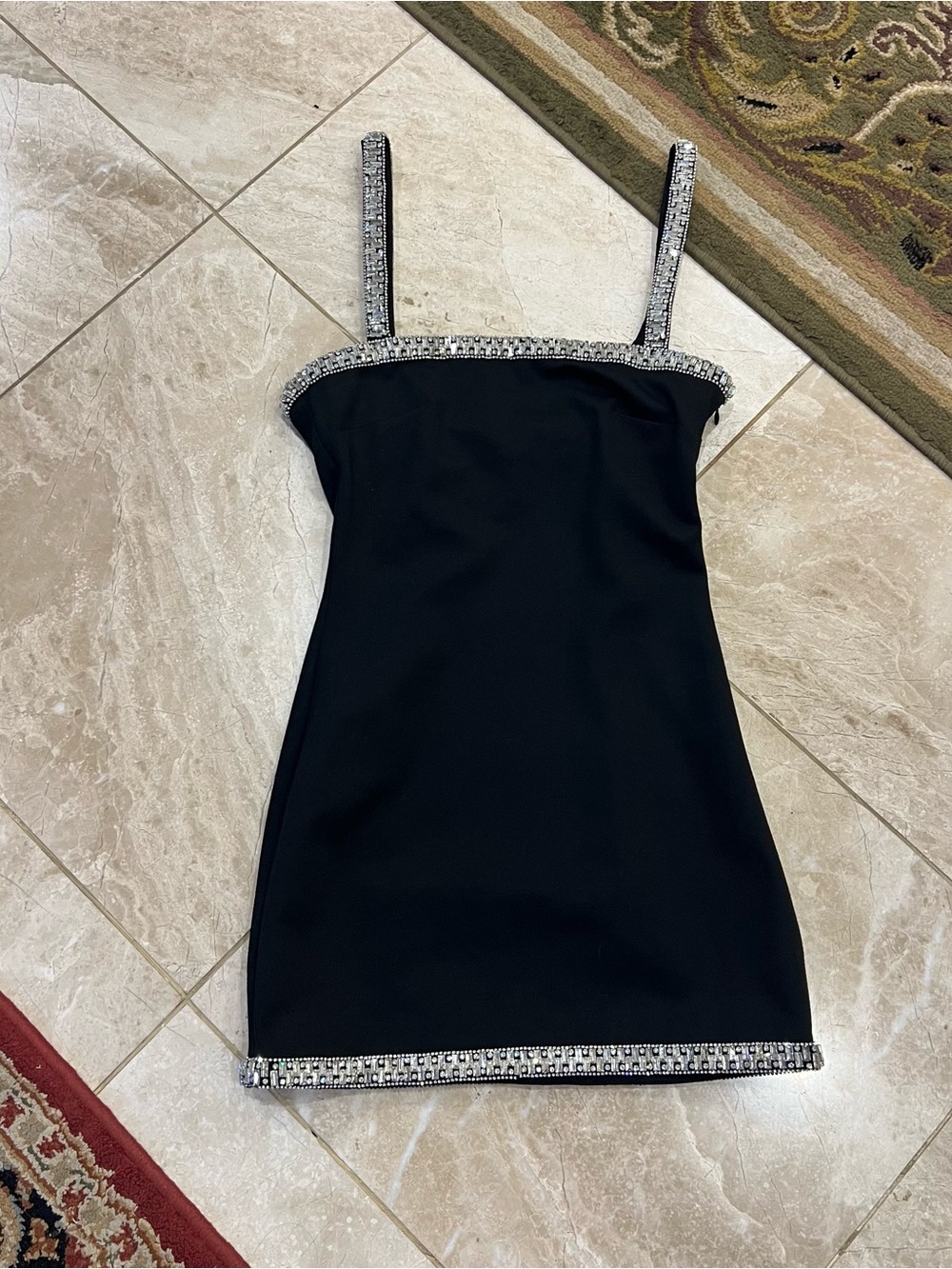 Retrofete Regina Dress in Black Size XS